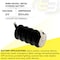 Exell Battery 5/V80H 6V 80mAh Rechargeable Battery w/Tabs 55608305060 for alarm systems, GPS 5/V80H-TABS - alternate 5